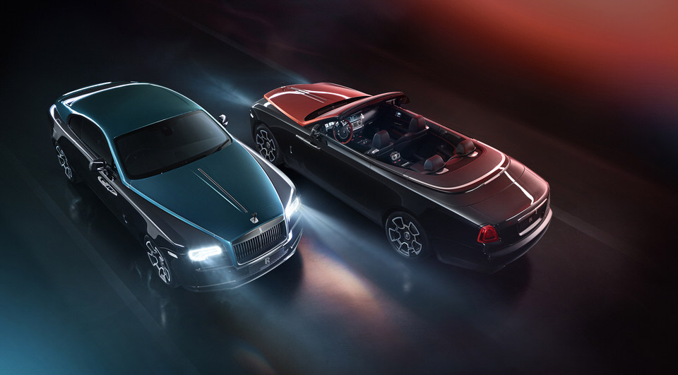 Adamas: The first Black Badge Collection of 40 Wraiths and 30 Dawns by Rolls-Royce