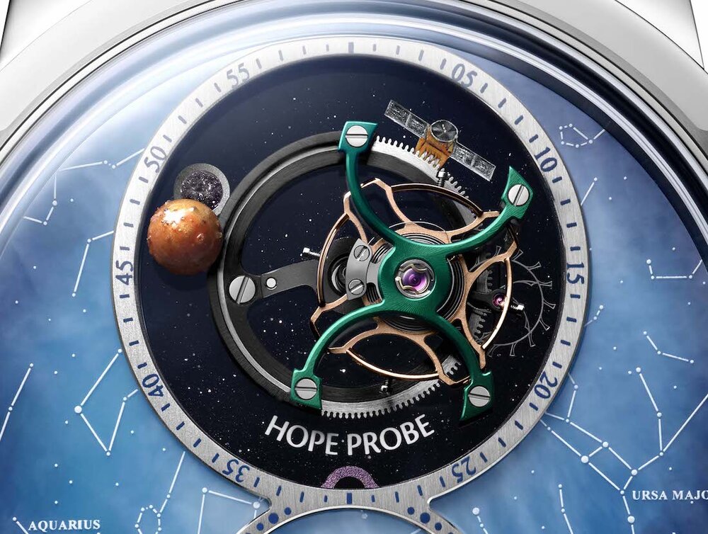 Louis Moinet introduces a “Satellite Tourbillon”, dedicated to UAE space mission