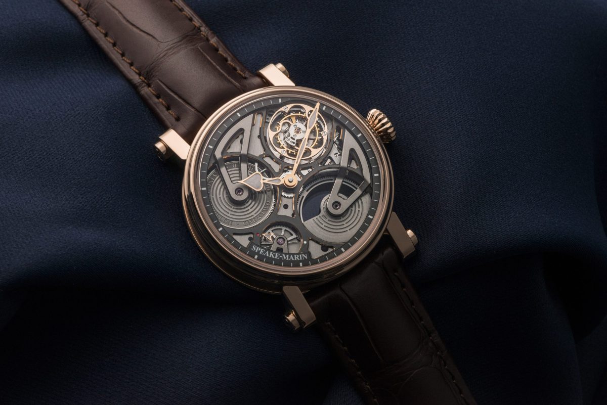 Speake-Marin One & Two Openworked Tourbillon V2 Red Gold